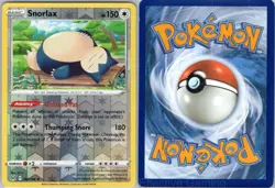 Snorlax 143/196 Rare Lost Origin Pokemon Reverse Holo LP 313 - Image 3