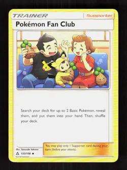 Pokemon Fan Club Reverse Holo 133/156 SM - Ultra Prism Uncommon NM - Image 1