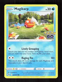 Magikarp Reverse Holo 021/078 Pokemon GO Common NM - Image 1