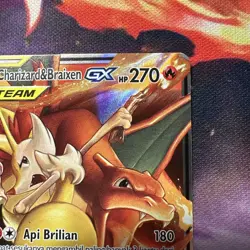 Charizard & Braixen GX 134/SM-P Pokemon TCG Gym Promo Indonesian TAG TEAM - NM - Image 3