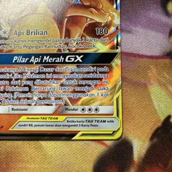 Charizard & Braixen GX 134/SM-P Pokemon TCG Gym Promo Indonesian TAG TEAM - NM - Image 4
