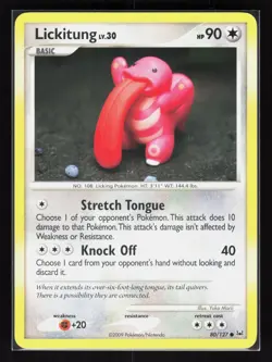 Lickitung Common Pokemon Platinum 80/127 LP - Image 1