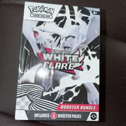 Pokemon TCG Scarlet & Violet—White Flare Booster Bundle Box 6 Packs English - Image 1