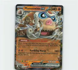 Pokemon - Mamoswine ex - 079/159 - SV Journey Together - Half Art Card - Image 1