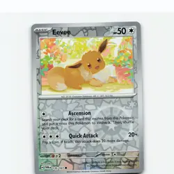 Eevee 135/167 Common Twilight Masquerade Pokemon Reverse Holo Near Mint - Image 1