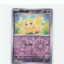 Fidough 097/198 Common Scarlet & Violet Pokemon Reverse Holo Near Mint - Image 1