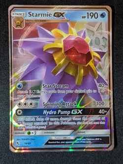 Pokemon Hidden Fates #14/68 Starmie GX NM - Image 1