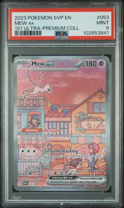 2023 POKEMON SVP EN-SV PROMO 151 ULTRA-PREMIUM COLLECTION MEW EX PSA 9 - Image 1