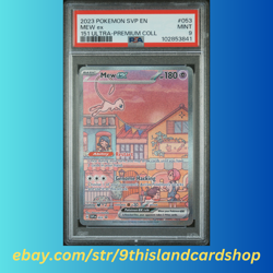 2023 POKEMON SVP EN-SV PROMO 151 ULTRA-PREMIUM COLLECTION MEW EX PSA 9 - Image 3