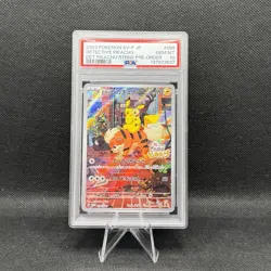 2023 POKEMON JAPANESE SV-P PROMO #098 DETECTIVE PIKACHU PSA 10 - Image 1