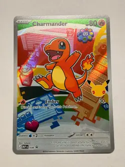 Charmander 038 Holo Promo ME: Mega Evolution Promo Pokemon Near Mint - Image 1