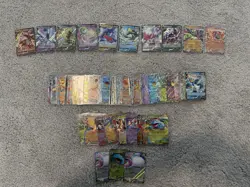 80 Card Pokemon Lot Ranging From English,JPN,and Korean V’s And Ex’s - Image 1