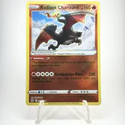 Radiant Charizard 020/159 NM Crown Zenith Radiant Rare Pokemon TCG Card - Image 1