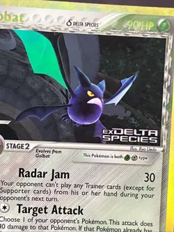 Pokemon TCG Crobat 2/113 Delta Species Reverse Holo Rare 90 HP - Image 2