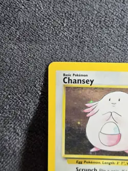 WOTC Pokemon TCG Chansey Base Set 003/102 Holo Rare 120HP Eng 1999 - Image 3