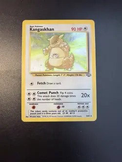Pokemon TCG Kangaskhan Holo Card Jungle Set 5/64 - Image 1