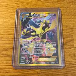 Alakazam EX 125/124 Fates Collide Secret Rare Gold Border Holo Pokemon TCG - Image 1