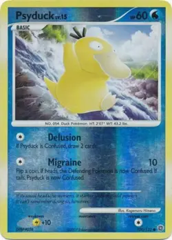 1x Psyduck - 100/132 - Common - Reverse Holo Lightly Played Pokemon Diamond & Pe - Image 1