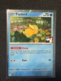 Psyduck 039/217 Ascended Heroes Prize Pack Cosmo Holo Pokemon TCG NM - Image 1