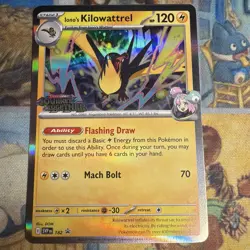 Iono’s Kilowattrel 182 SVP Black Star Promo Iono’s Journey Together Pokemon TCG - Image 1