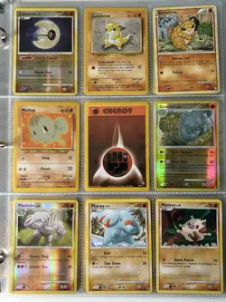 Old Pokemon Cards VINTAGE Rare Collection binder Holo WOTC 1999 & 2000s Era Lot - Image 3