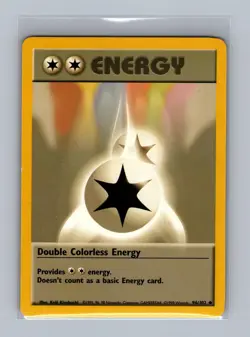 Double Colorless Energy 96/102 Uncommon Base Set Unlimited Pokemon MP - Image 1
