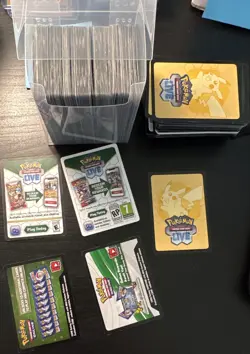 400+ Unused Pokemon TCG Live Digital Code Cards Mixed Sets Lot SWSH/SV/ME - Image 1