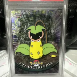 2000 Topps Chrome Pokemon T.V. #71 Victreebel PSA 10 GEM MINT - Image 2