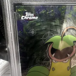 2000 Topps Chrome Pokemon T.V. #71 Victreebel PSA 10 GEM MINT - Image 3