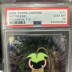 2000 Topps Chrome Pokemon T.V. #71 Victreebel PSA 10 GEM MINT - Image 4