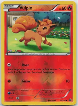 Vulpix Common XY - Primal Clash 20/160 Pokemon TCG - Image 1