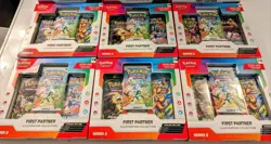 6X Pokemon First Partner Series 2 Lot ! New Sealed And Quick Shipping ! - Image 1