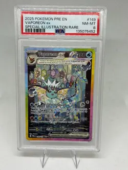 The Pokemon Company Vaporeon ex 149/131 | Prismatic Evolutions Holo SIR EN 280HP - Image 1