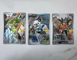 Pokemon Series 2 First Partner Cards Snivy 049 Tepig 050 Oshawott 051 nm/mint - Image 1