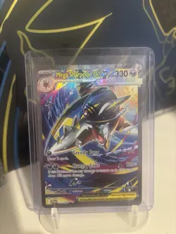 Mega Sharpedo ex 127/094 Special Illustration Rare Pokemon TCG NM - Image 1