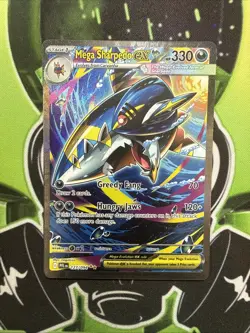 Mega Sharpedo ex 127/094 Special Illustration Rare Pokemon TCG NM - Image 1
