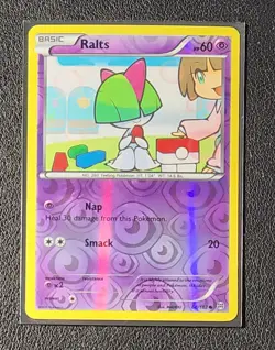 reverse holo Ralts 68/162 Pokemon card XY BREAKthrough common NM - Image 1