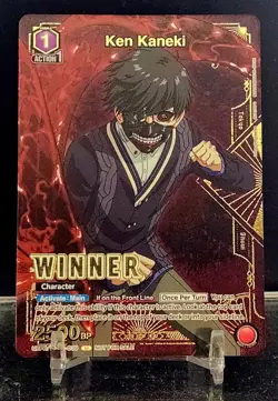 Union Arena Ken Kaneki UEPR/TKG-1-039 (UEPR) Winner Card Tokyo Ghoul - Image 1