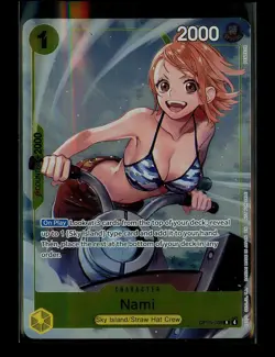 Nami () (Dash Pack) Foil R Adventure on Kami's Island OP15-108 NM - Image 1