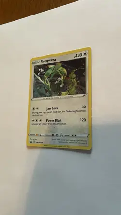 Rayquaza Pokemon SWSH029 Cosmos Holo Black Star Promo NM - Image 2
