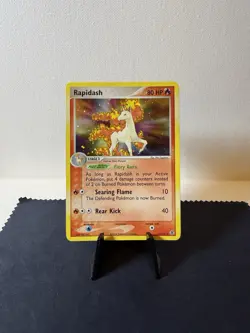 Pokemon TCG: 2004 EX FireRed & LeafGreen Rapidash 13/112 Holo Rare LP - Image 2