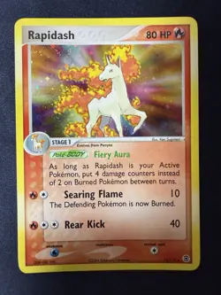 Pokemon TCG: 2004 EX FireRed & LeafGreen Rapidash 13/112 Holo Rare LP - Image 5