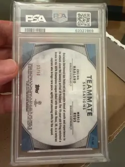 2019 Topps Chrome Gold Refractor ERLING HAALAND RC #3/50 PSA 10 (low Pop10) - Image 2