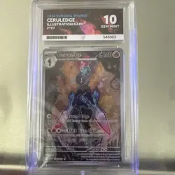 Pokemon TCG Ceruledge Surging Sparks Ace Graded 10 - Image 1