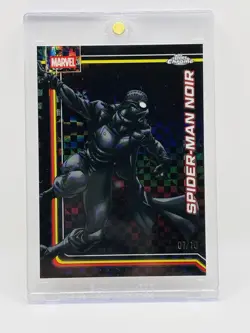 Topps 2026 Chrome Marvel Spider-Man Noir #165 - Black X Fractor Numbered /10 🔥 - Image 1