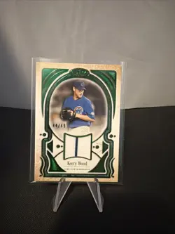 2026 Topps Tier One Talent Relic Card Kerry Wood Green /49 Game Used Cubs - Image 1