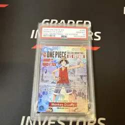 2026 One Piece EN College Basketball US Voyage #055 Monkey D Luffy PSA 10 - Image 1