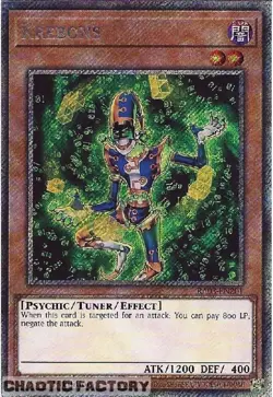 YUGIOH RA03-EN201 Krebons Platinum Secret Rare 1st Edition NM - Image 1