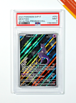 Pokemon PSA 9 Mewtwo #052 151 Ultra Premium Collection Promo 2023 Italiano - Image 1
