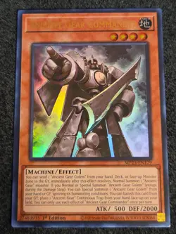 x1 Ancient Gear Commander - MP25-EN179 - Ultra Rare - 1st Edition Yu-Gi-Oh! M/NM - Image 1